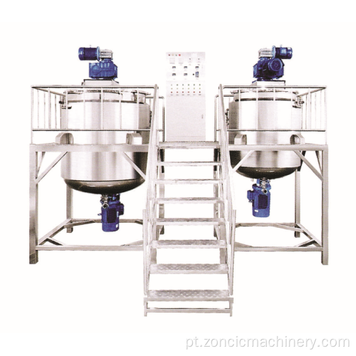 Cosmetic creme vácuo emulsificante emulsão homogenizer mixer mixer vácuo mixer emulsionante